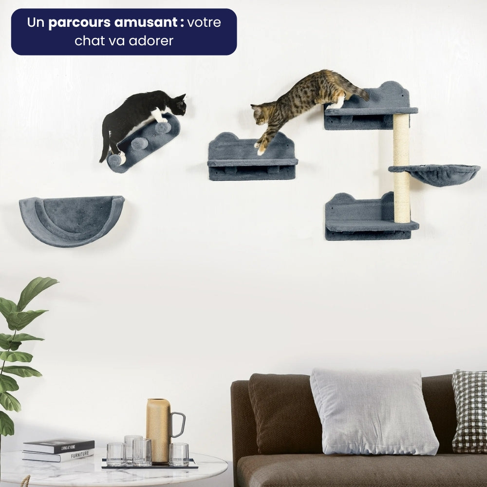 Arbre À Chat Mural - Gribouille