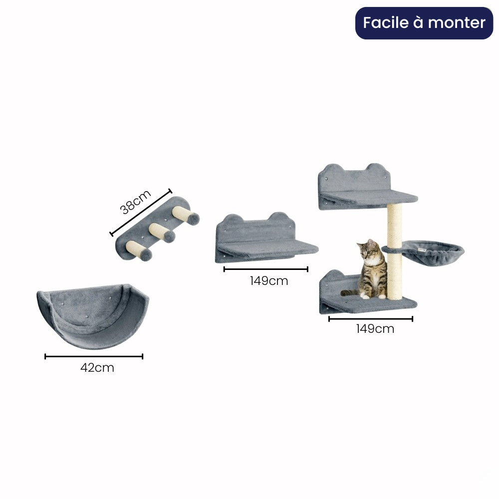 Arbre À Chat Mural - Gribouille