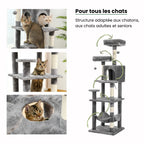 Arbre À Chat Gris Anthracite