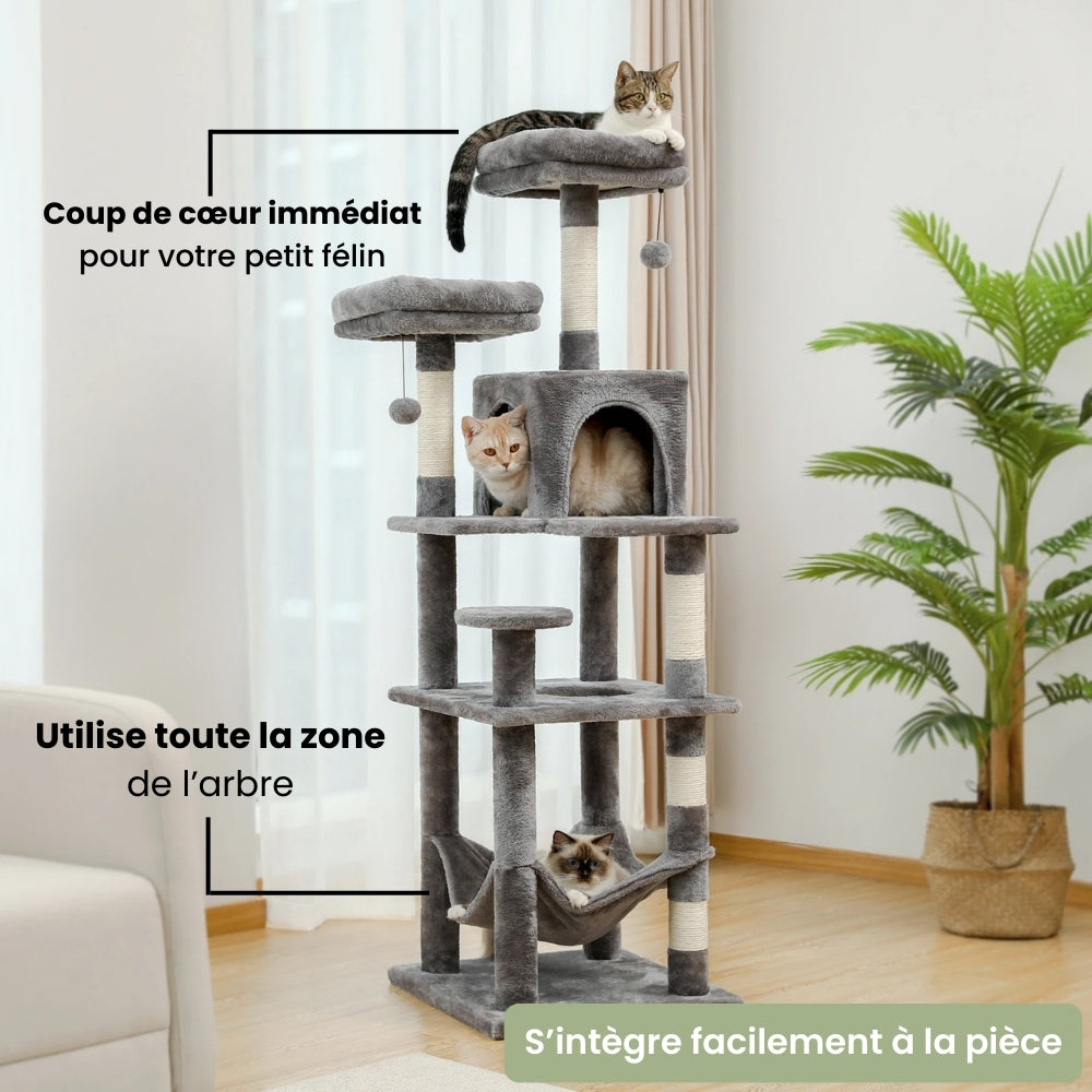 Arbre À Chat Gris Anthracite